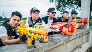 LTT Game Nerf War  Captain Warriors SEAL X Nerf Guns Fight Mr Zero Scazy Professional Carrier [upl. by Sellers]