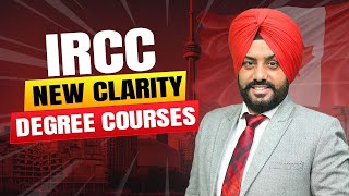 IRCC NEW CLARITY DEGREE COURSES  STUDY VISA UPDATES 2024  USA CANADA UK [upl. by Crowell590]