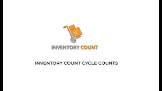 Inventory Count Cycle Counts [upl. by Norry508]