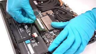 MSI MSI GE66 RaiderGP66 Leopard Series SSD amp RAM Upgrade Tutorial [upl. by Oiramrej]