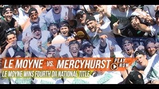 Le Moyne vs Mercyhurst  2013 DII National Title Game [upl. by Xever]