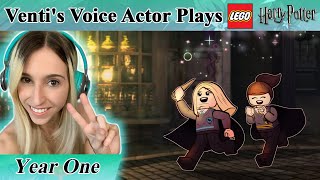 Venti and Lumines English Voice Actors play LEGO HARRY POTTER Year One [upl. by Enobe]