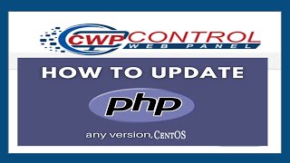 How To Change php version in CWP CentOS Control panel [upl. by Linskey]