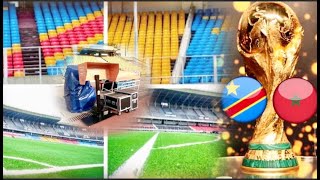 BARRAGE QATAR 2022 RDC MAROC LE STADE DES MARTYRS PRÊT LA VAR AUSSI LES PROBABLES LIONS DE L’ATLAS [upl. by Ximenez40]