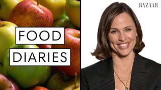 Everything Jennifer Garner Eats In A Day  Food Diaries  Harpers BAZAAR [upl. by Celinda]