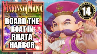 Visions of Mana – Board the Boat in Rhata Harbor  End of Chapter 1  Walkthrough Part 14 [upl. by Accebar]