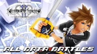 Kingdom Hearts II Final Mix  ALL DATA BOSS BATTLES [upl. by Omar920]