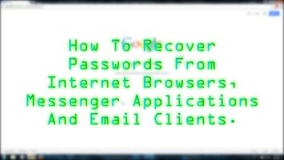 How To Recover Passwords Saved On A PC [upl. by Japeth384]