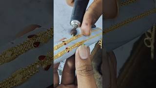 Gold jewelry work goldwork jewelry diy gold [upl. by Isdnyl]