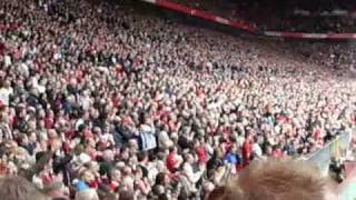 que sera sera  Man utd  Man city 20  old trafford [upl. by Olivann]