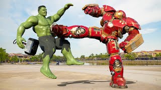 Transformers The Last Knight  Hulk vs Iron Man Final Fight  Paramount Pictures HD [upl. by Burty576]