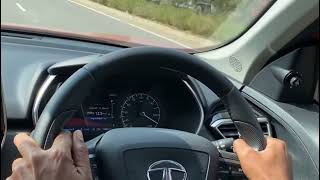 Tata harrier top speed TataHarrier topspeed shorts driving review [upl. by Yllaw]