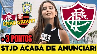 URGENTE APÃ“S MUITAS DISCUSSÃ•ES O ERRO FOI RECONHECIDO E O FLUMINENSE PODE GANHAR 3 PONTOS [upl. by Camm]