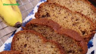 Thermomix® Recipes  Moist Banana Cake [upl. by Allerus304]