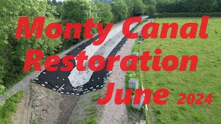 Montgomery Canal Restoration June 2024 [upl. by Caraviello]