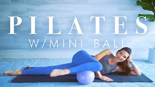 Pilates Mini Ball Workout  Feel Good Toning for Abs Butt amp Legs [upl. by Nelleus127]