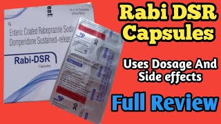 Rabi DSR Capsules  Rabi DSR Capsules Uses  Rabeprazole Sodium And Domperidone capsules [upl. by Annohsak871]