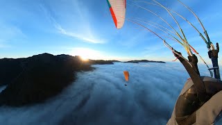 Hersbtlicher Sundowner am Brauneck Paragliding [upl. by Thackeray]