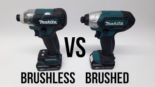 Makita 12v BRUSHLESS Impact Driver VS Makita 12v BRUSHED Impact Driver  Makita TD111D  DT04 Review [upl. by Atterual]