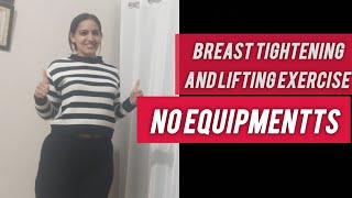 DAY 4 FITNESS CHALLENGE  BREAST TIGHTENING AND LIFTING EXERCISE [upl. by Giark914]