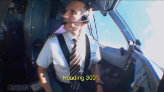 PilotsEYEtv  Hong Kong Approach quotHKG Typhoon warningquot  CC 24 languages [upl. by Polky]