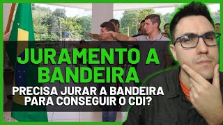 PRECISA JURAR A BANDEIRA PARA CONSEGUIR O CDI CERTIFICADO DE DISPENSA MILITAR [upl. by Inalial499]