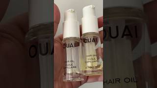 Ouai hair oil damaged hair smooths frizz hair seals split ends adds shine shorts haircare [upl. by Neras]