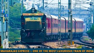 Maharajas Express  One of The Most Luxurious Train of India [upl. by Leahcin]