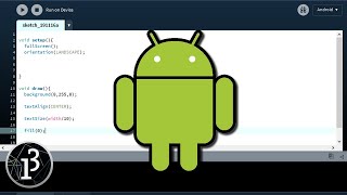 CRÉER des APPLICATIONS ANDROID avec PROCESSING TUTO [upl. by Cirdnek]