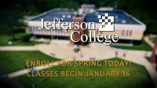 Jefferson College Enroll for Spring 2024 Today [upl. by Ferdinana]