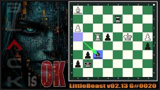 LittleBeast v0213  Slav Defense stockfish chessgame chesstactics chessstrategy chess beats [upl. by Laucsap]