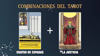 Cuatro de Espadas amp La Justicia 💡COMBINACIONES DEL TAROT Y SU SIGNIFICADO [upl. by Kannan]