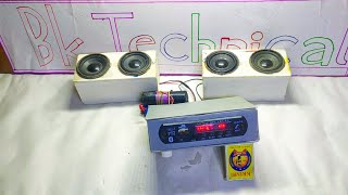 bluetooth speaker Kaise banaen  how to make a Bluetooth speaker at home  Bk Technical [upl. by Manson315]