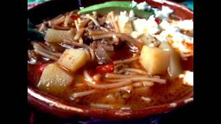 Sopa de Fideo con Carne y Papas Pasta and Beef Soup [upl. by Eneloj478]