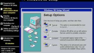 How to install Windows 98 [upl. by Kaczer]