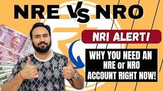 NRE Vs NRO Account In INDIA  As an NRI Why You Need These Accounts  Indian Youtuber In England [upl. by Ahsimin453]