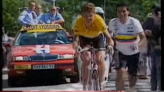 Tour de France 1997  13 Etappe  SaintÉtienne  L’Alpe d’Huez WDR [upl. by Aihsiek]