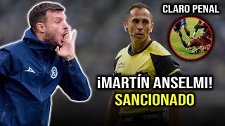 MARTÍN ANSELMI SANCIONADO TRAS LAS DECLARACIONES DEL CRUZ AZUL VS ATLAS  CLAUSURA 2024 [upl. by Nalek41]