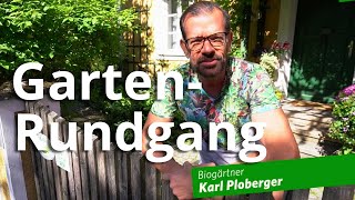 Gartenrundgang bei Biogärtner Karl Ploberger [upl. by Kirstin]