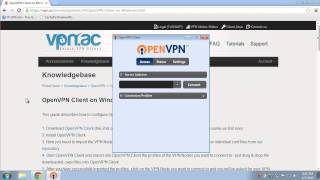 OpenVPN Client on Windows 7 [upl. by Mamoun40]