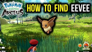 Eevee Location in Pokemon Legends Arceus [upl. by Earized152]