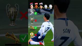 Vlahovic VS Alaba VS Heungmin Son VS Messi VS Ronaldo 🤯🏆 Incredible Trophy Challenge [upl. by Ardussi]