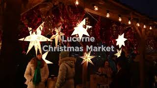 Christmas Market in Zurich amp Lucerne [upl. by Leunamme]