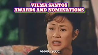 VILMA SANTOS AWARDS AND NOMINATIONS [upl. by Earased]