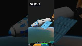 NOOB VS PRO  SimpleRockets 2 mobile shorts [upl. by Nirret]