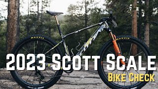 NEW 2023 SCOTT SCALE  Bike Check [upl. by Notwen]