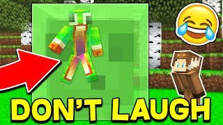 TRY NOT LAUGH CHALLENGE WITH UNSPEAKABLEGAMING amp MOOSECRAFT Minecraft Edition [upl. by Ynaffyt]