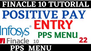 Finacle 10 Tutorial  PPS  Positive Pay system  Learn and gain [upl. by Sylvan]