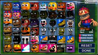 Fnaf world cheat code all characters and lvl 99910k fazzbear tokens and all chips and bytes 2024 [upl. by Sosthena]