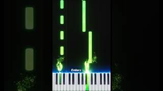 Tetris Piano Tutorial pianotutorial tetris shorts [upl. by Metts]